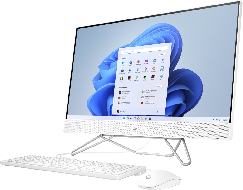 HP 27-cb1025ns Intel® Core™ i5 i5-1235U 68,6 cm (27") 1920 x 1080 Pixeles PC todo en uno 8GB DDR4-SDRAM 512GB SSD Windows 11 Home Wi-Fi 6 (802.11