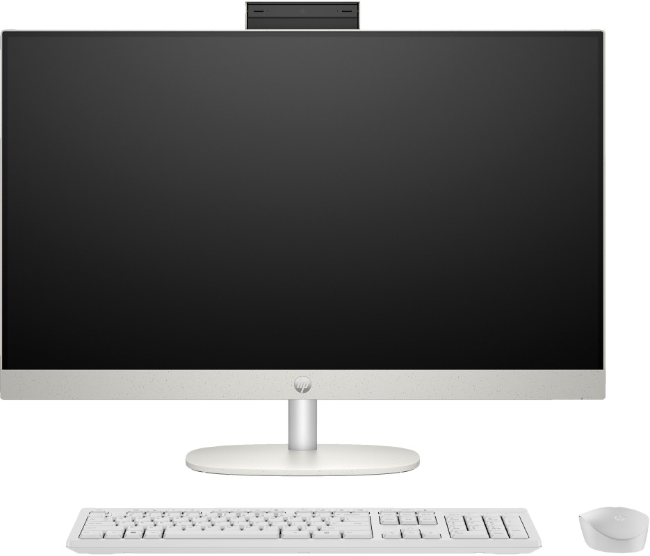 HP 27-cr0057ns AMD Ryzen™ 5 7520U 68,6 cm (27") 1920 x 1080 Pixeles PC todo en uno 16GB LPDDR5-SDRAM 512GB SSD FreeDOS Wi-Fi 6 (802.11ax) Blanco