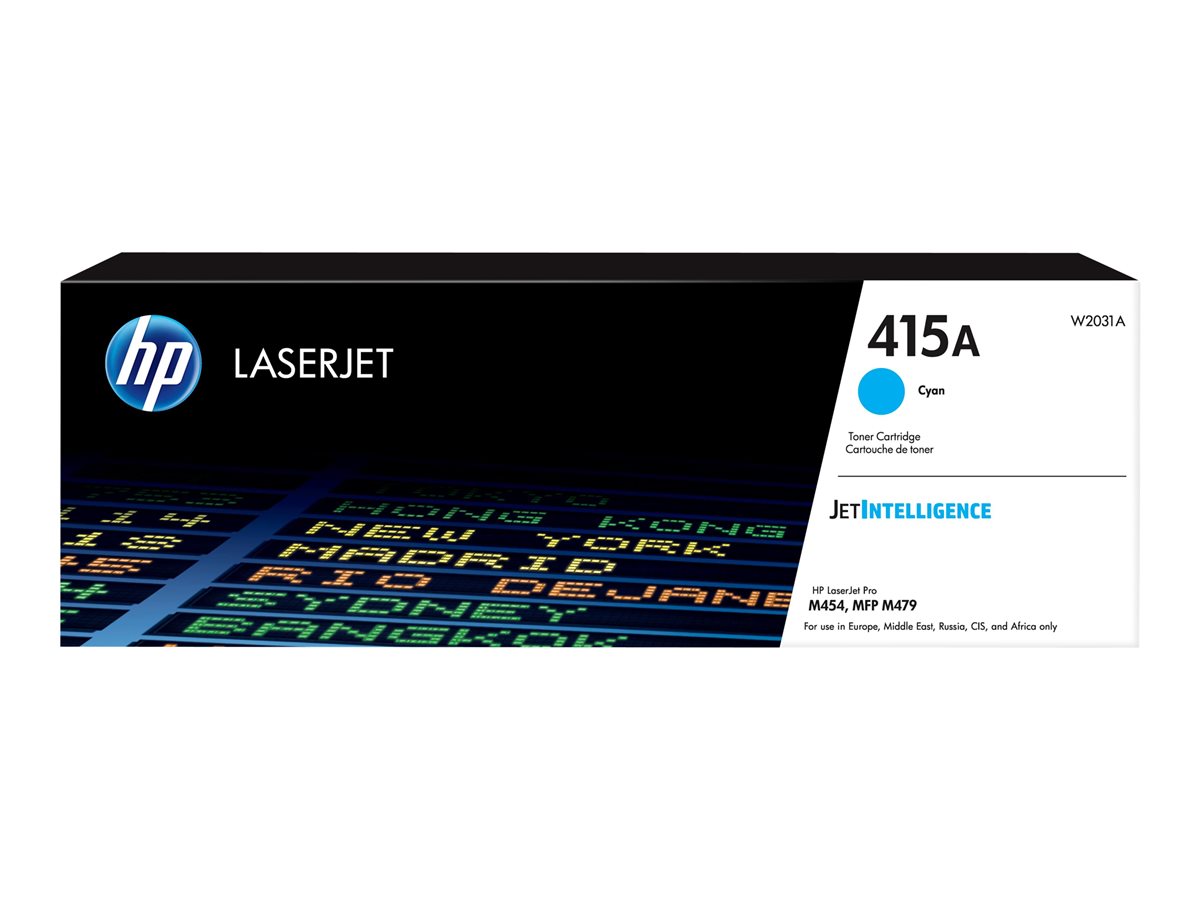HP 415A - cián - original - LaserJet - cartucho de tóner (W2031A)
