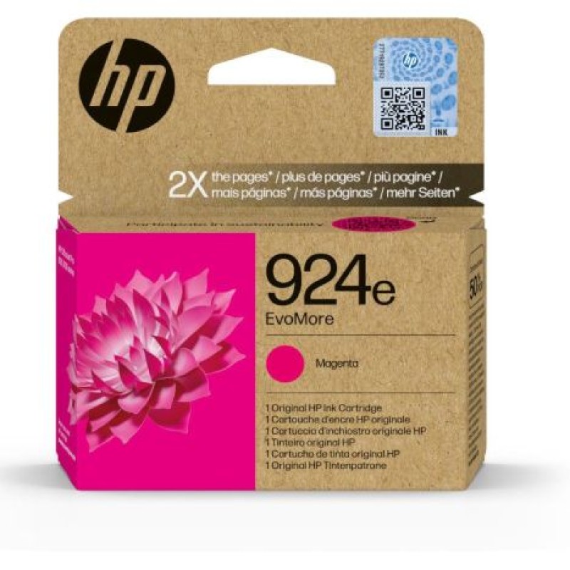 HP 924e Cartucho Magenta OfficeJet Pro 8120, 8130 series