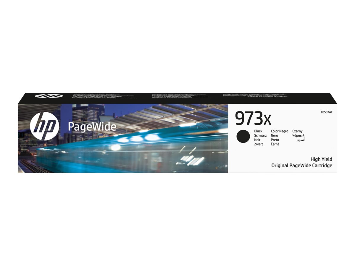 HP 973X - Alto rendimiento - negro - original - PageWide - cartucho de tinta