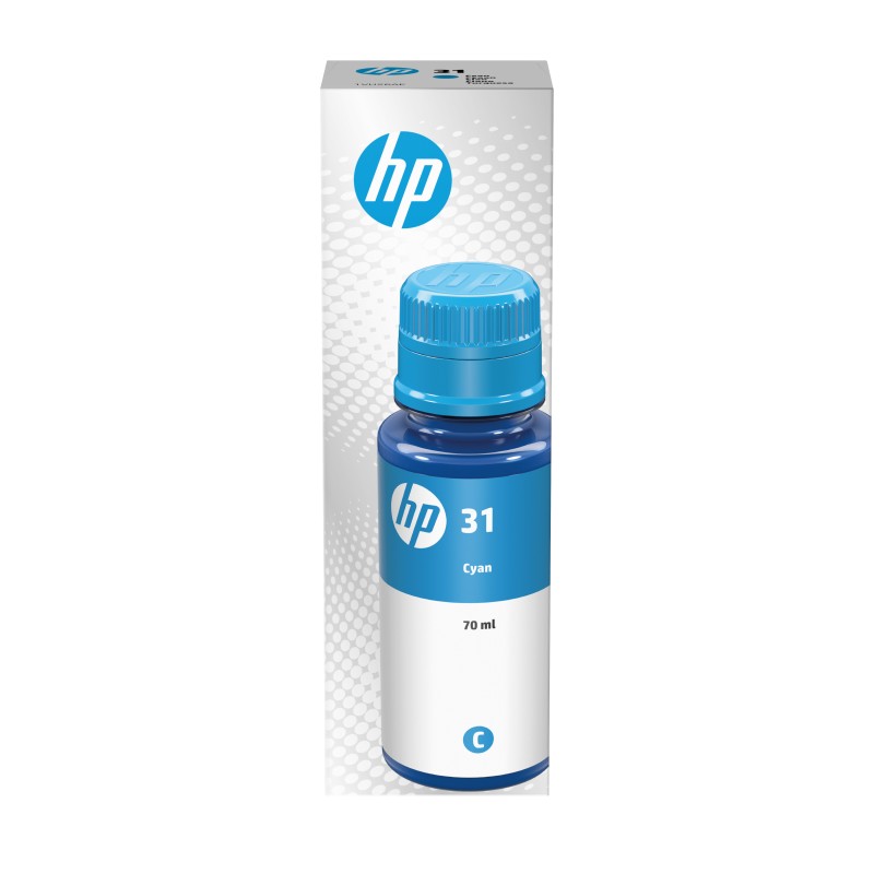 HP Botella de tinta Original 31 cian 70 ml
