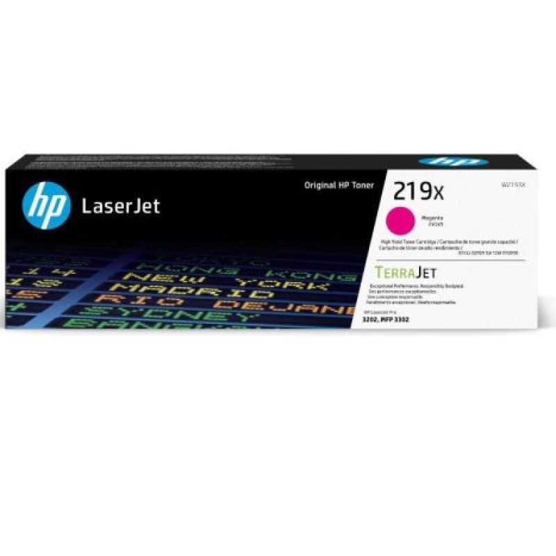HP Cartucho de Tóner Original LaserJet 219X de alta capacidad magenta