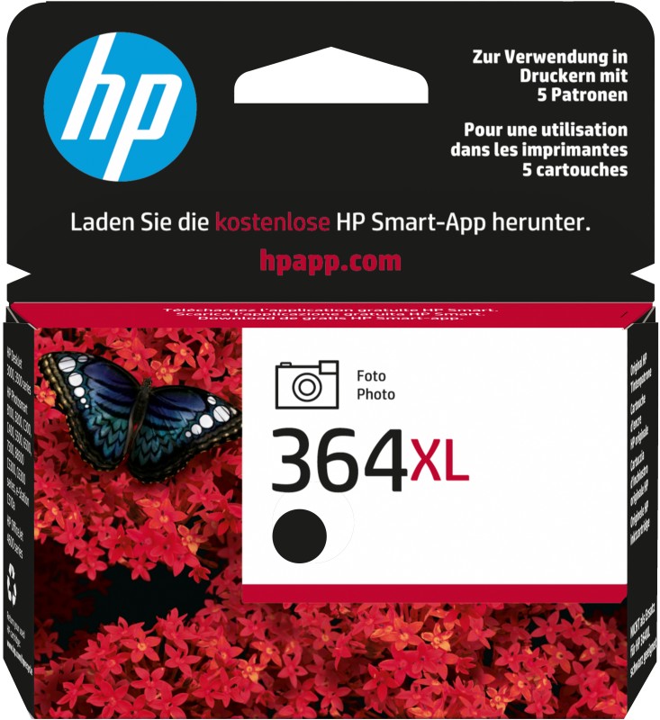 HP Cartucho de tinta original 364XL de alta capacidad fotográfico