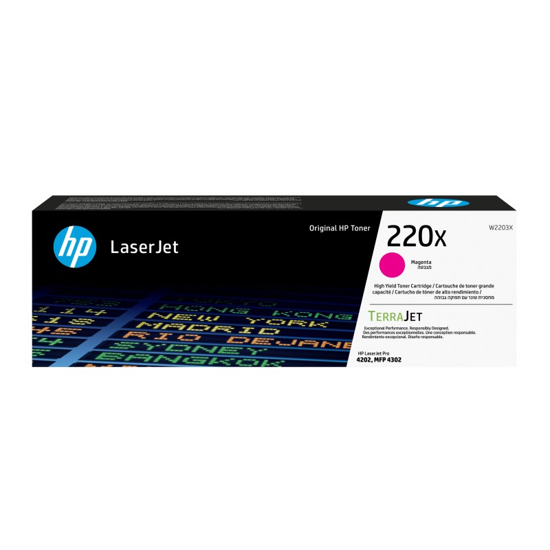 HP Cartucho de tóner Original LaserJet 220X magenta