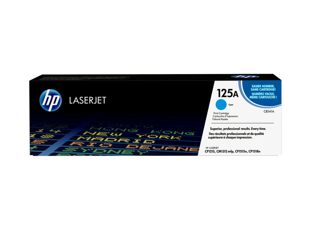 HP Cartucho de tóner original LaserJet 125A cian