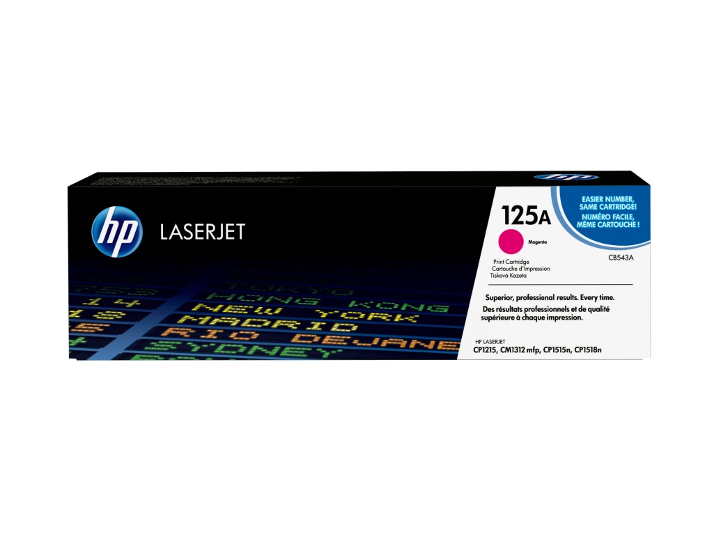 HP Cartucho de tóner original LaserJet 125A magenta