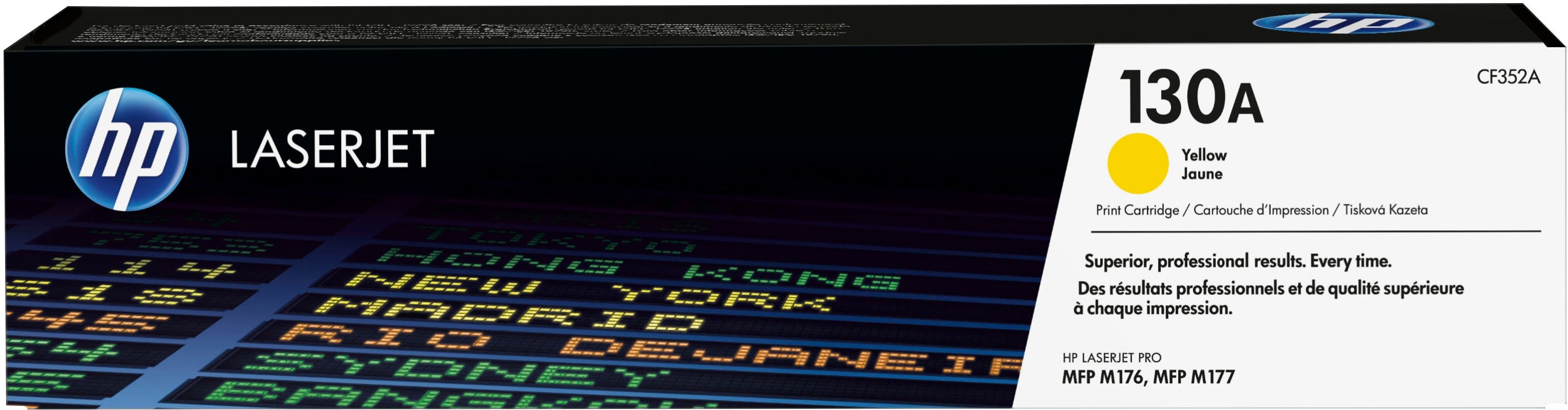 HP Cartucho de tóner original LaserJet 130A amarillo