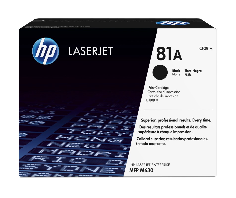HP Cartucho de tóner original LaserJet 81A negro