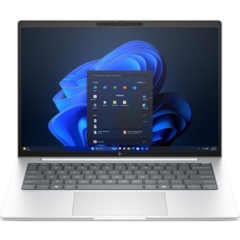 HP EliteBook 8 G1i Intel Core Ultra 5 225H Portátil 35,6 cm (14") WUXGA 16GB DDR5-SDRAM 512GB SSD Wi-Fi 7 (802.11be) Windows 11 Pro AI PC Plata