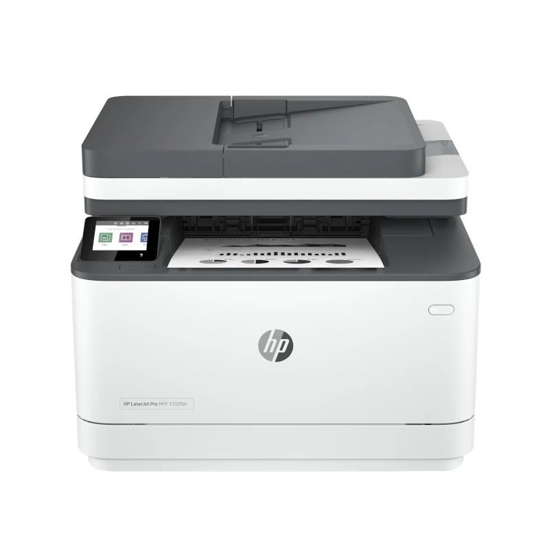 HP LaserJet Pro 3102fdn Multifunction Blanco y negro Impresora, Solo Ethernet; Fotocopiadora, escáner