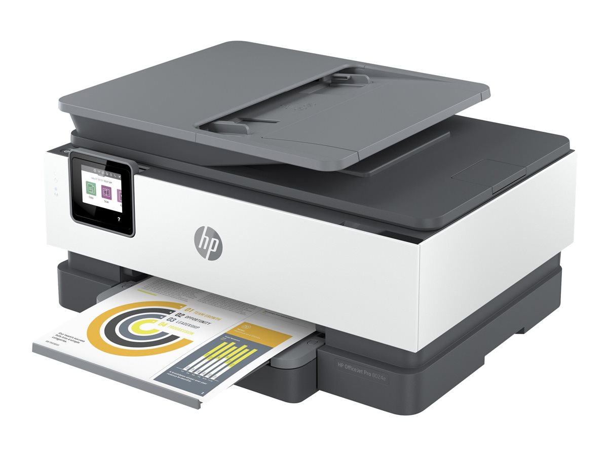 HP Officejet Pro 8024e All-in-One - impresora multifunción - color - Apto para HP Instant Ink