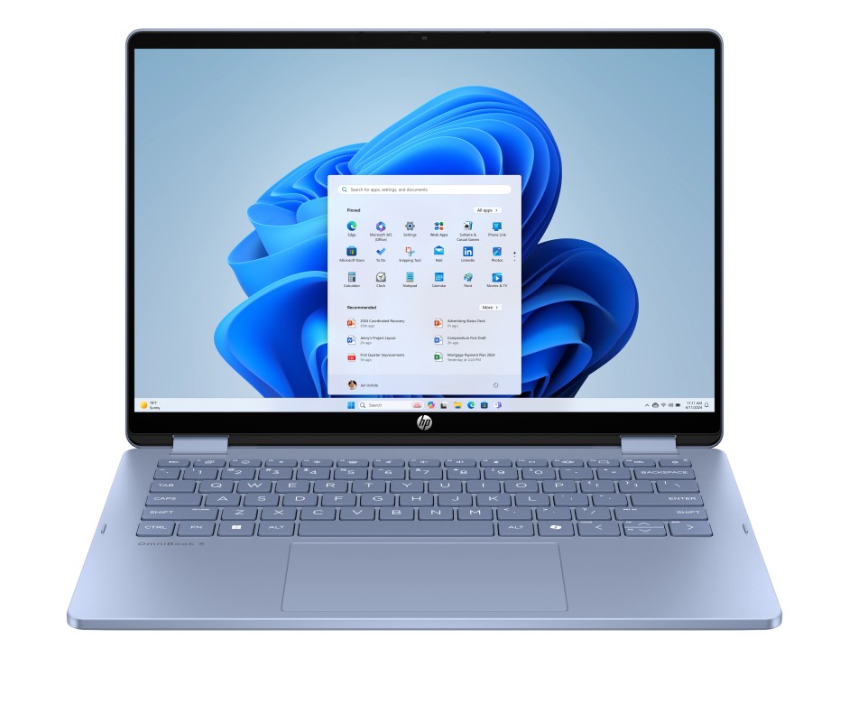 HP OmniBook 5 Flip 14-fp0024ns Intel Core 7 150U Portátil 35,6 cm (14") Pantalla táctil 2K 16GB LPDDR5-SDRAM 1TB SSD Wi-Fi 6 (802.11ax) Windows 11