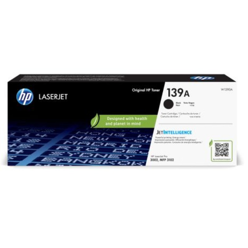 HP TONER 139A NEGRO - W1390A LJP3001 LJP3002 1.500P