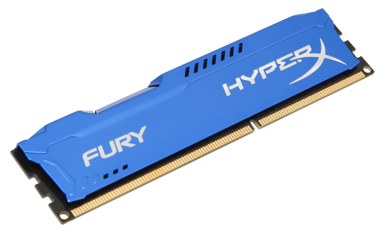 HyperX FURY Blue 4GB 1600MHz DDR3 módulo de memoria 1 x 4GB 240-pin DIMM