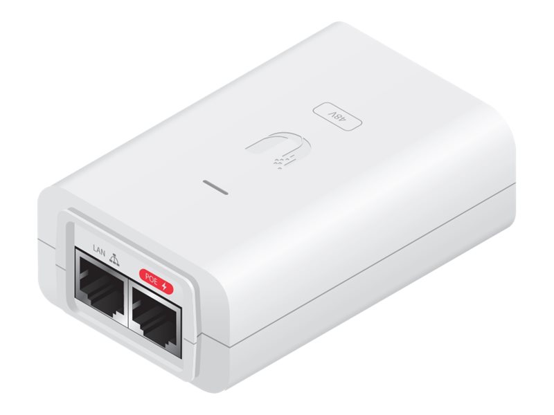 INYECTOR POE UBIQUITI POE-48-24W-WH ISP POE INJECTORS 48V 24W 0,5A 10/100 WHITE