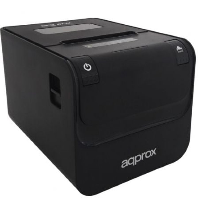 Impresora de Tickets APPROX APPPOS80AMUSE Monocromo - 250mm/s - Papel 80mm - USB - Ethernet - Negro