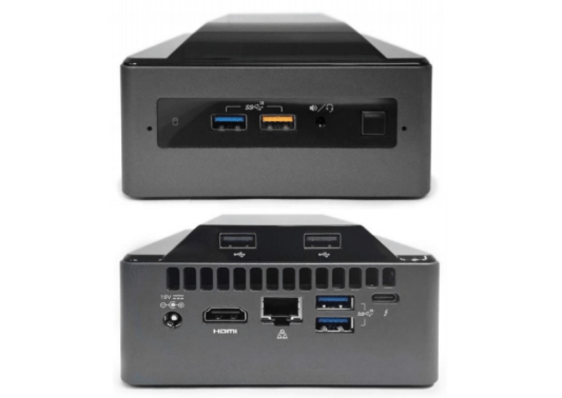 Intel NUC 8 Perfomance NUC8I7BELS1 - miniordenador - Core i7 8560U 1.8 GHz - 0 GB - sin disco duro