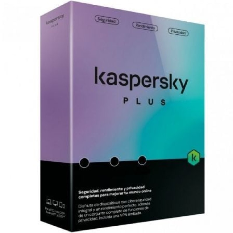KASPERSKY ANTIVIRUS PLUS 1 DISPOSITIVOS 1 AÑO BOX