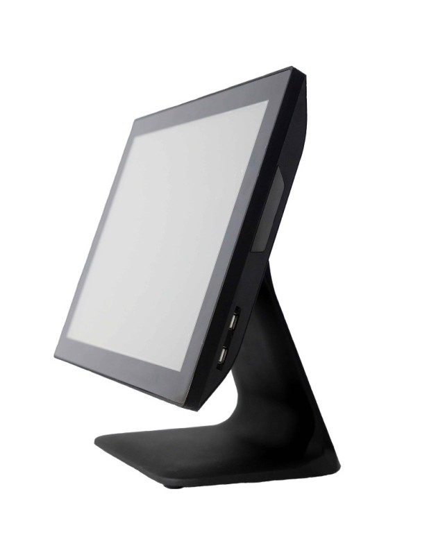 KT-2000 - TPV de aluminio, 15 inch capacitivo flat true, QuadCore J4125 2,0GHz, 8GB DDR4, 128GB SDD Msata, negro, Win 10 IoT