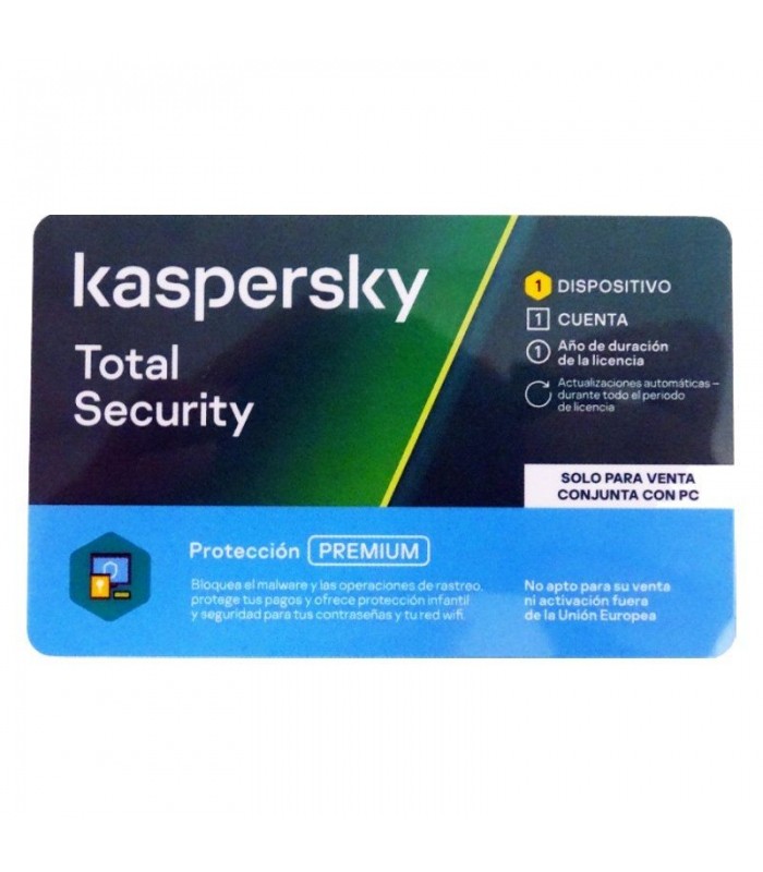 Kaspersky Lab Total Security 1 licencia(s) 1 año(s)