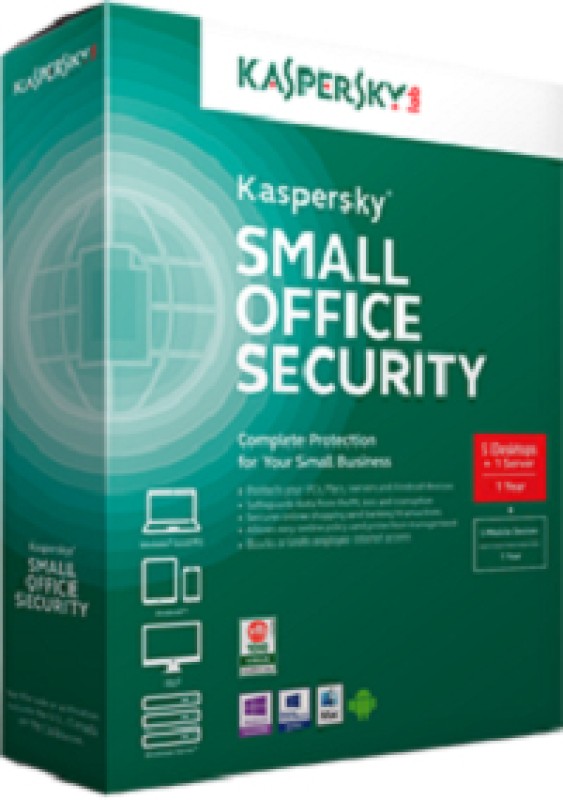 Kaspersky Small Office Security - licencia de suscripción (1 año) - 1 servidor de archivos, 9 dispositivos móviles, 9 sobremesas, 9 gestores de con
