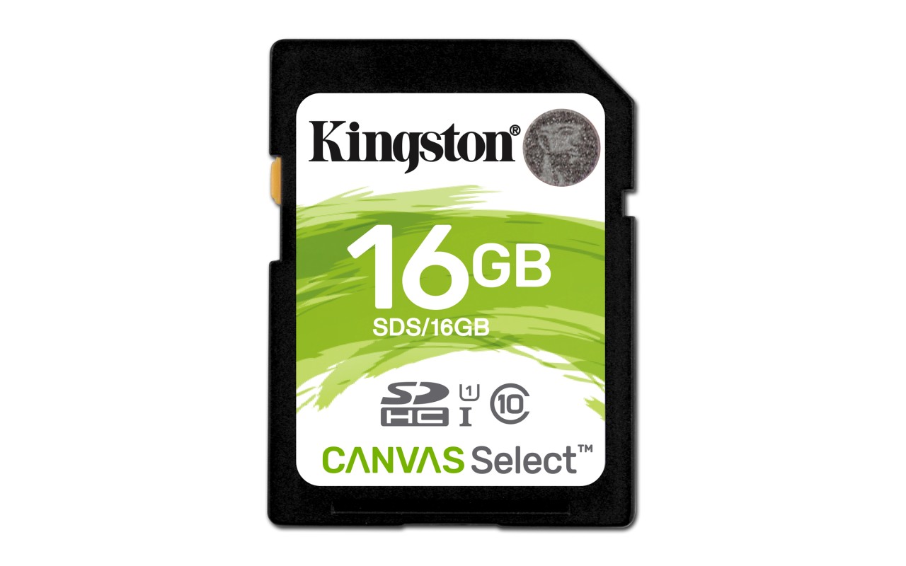Kingston Technology Canvas Select 16GB SDHC UHS-I Clase 10