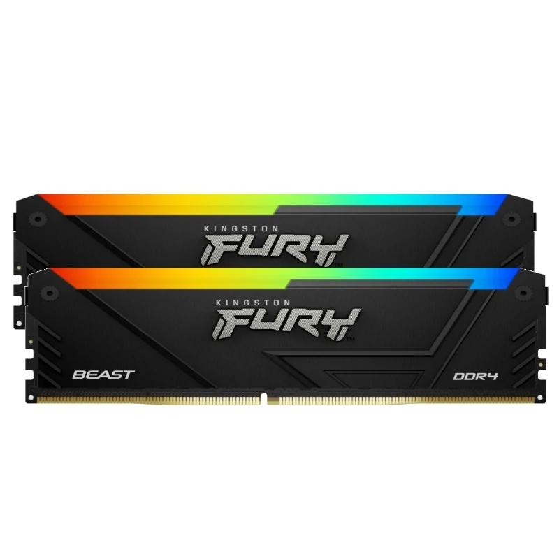 Kingston Technology FURY Beast 16GB 3200MT/s DDR4 CL16 DIMM (Kit de 2) RGB
