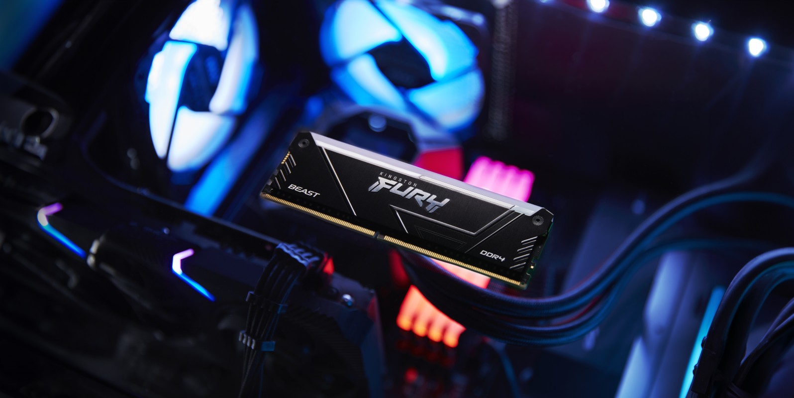 Kingston Technology FURY Beast 16GB 3600MT/s DDR4 CL18 DIMM RGB