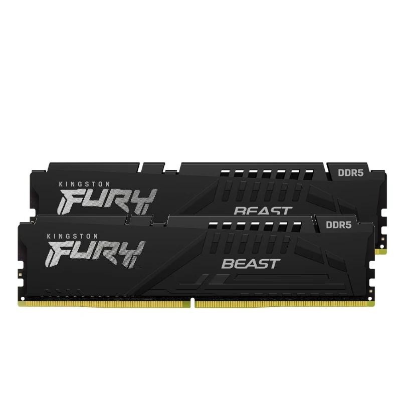 Kingston Technology FURY Beast 32GB 5600MT/s DDR5 CL36 DIMM (Kit de 2) Black