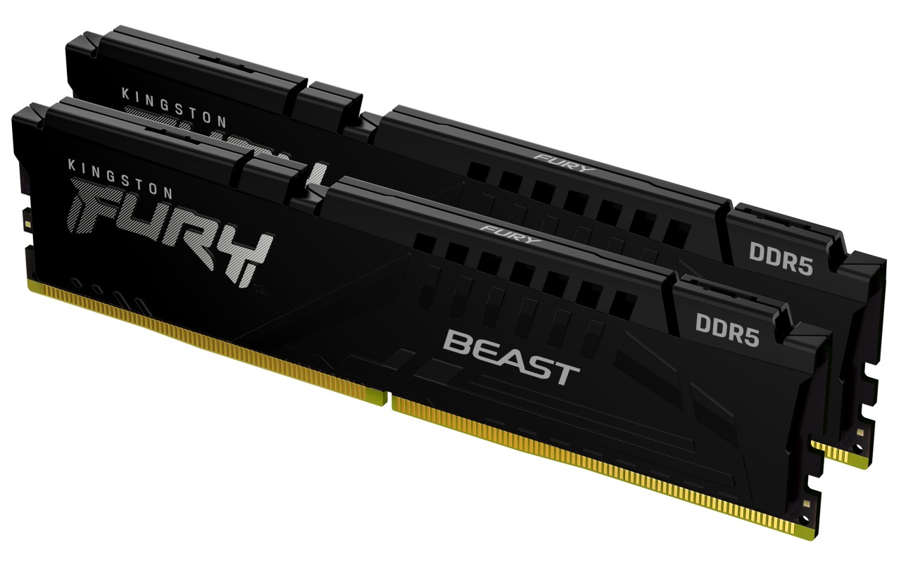 Kingston Technology FURY Beast 64GB 5600MT/s DDR5 CL36 DIMM (Kit de 2) Black EXPO