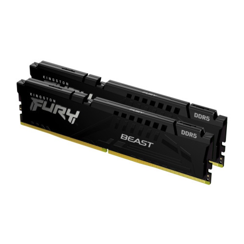 Kingston Technology FURY Beast 64GB 5600MT/s DDR5 CL40 DIMM (Kit de 2) Black