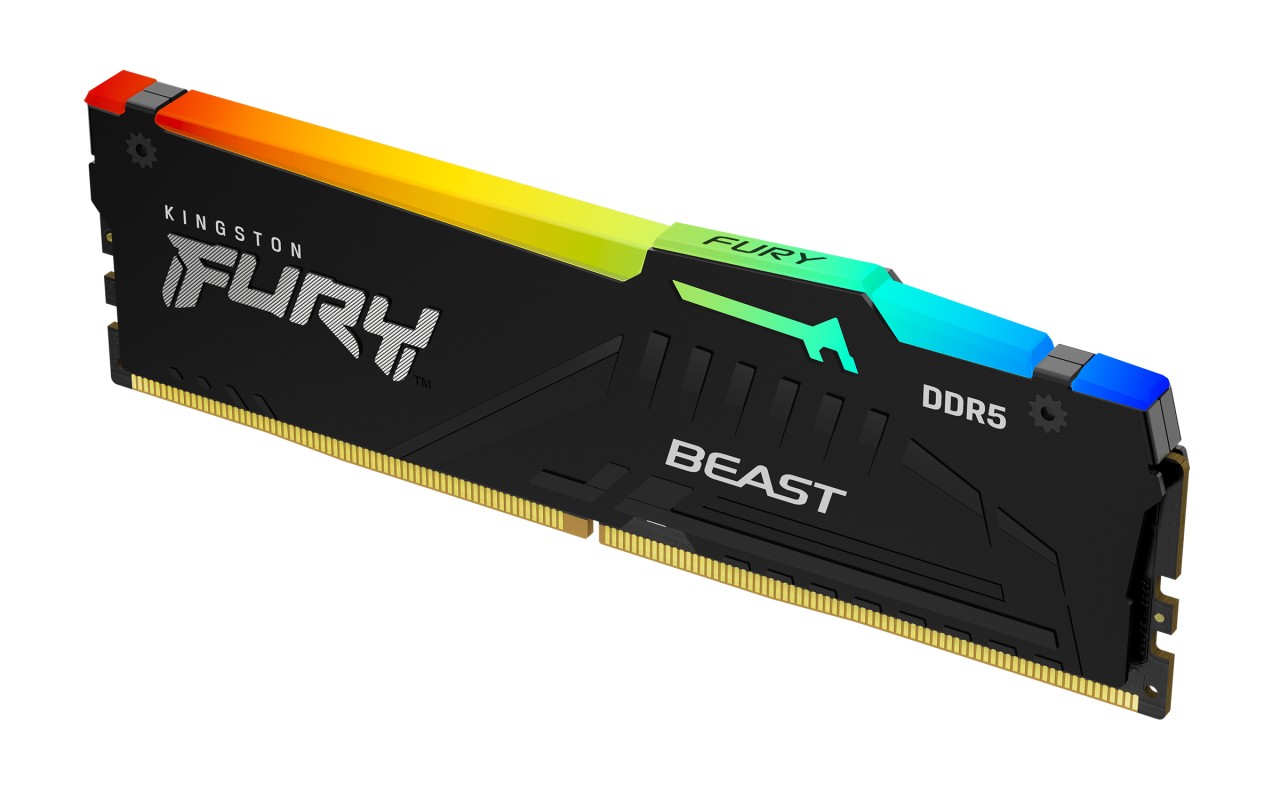 Kingston Technology FURY Beast 8GB 6000 MT/s DDR5 CL36 DIMM RGB EXPO