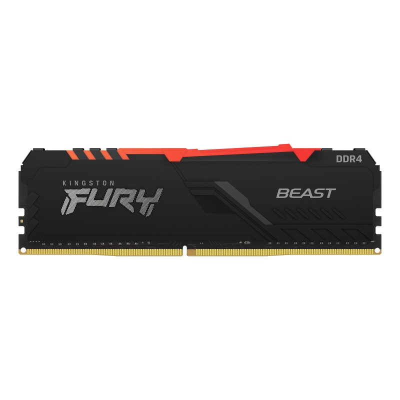 Kingston Technology FURY Beast RGB módulo de memoria 8GB 1 x 8GB DDR4 3600 MT/s 288-pin DIMM
