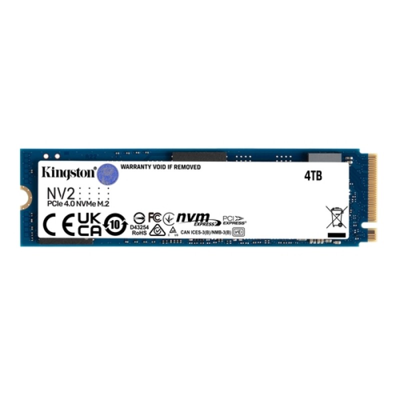 Kingston Technology NV2 4TB M.2 PCI Express 4.0 NVMe 3D NAND
