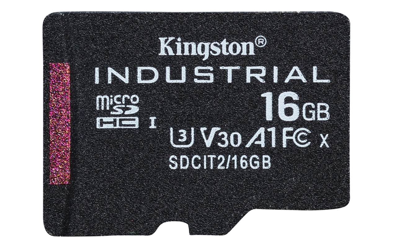 Kingston Technology Tarjeta 16GB microSDHC Industrial C10 A1 pSLC paquete individual sin adaptador