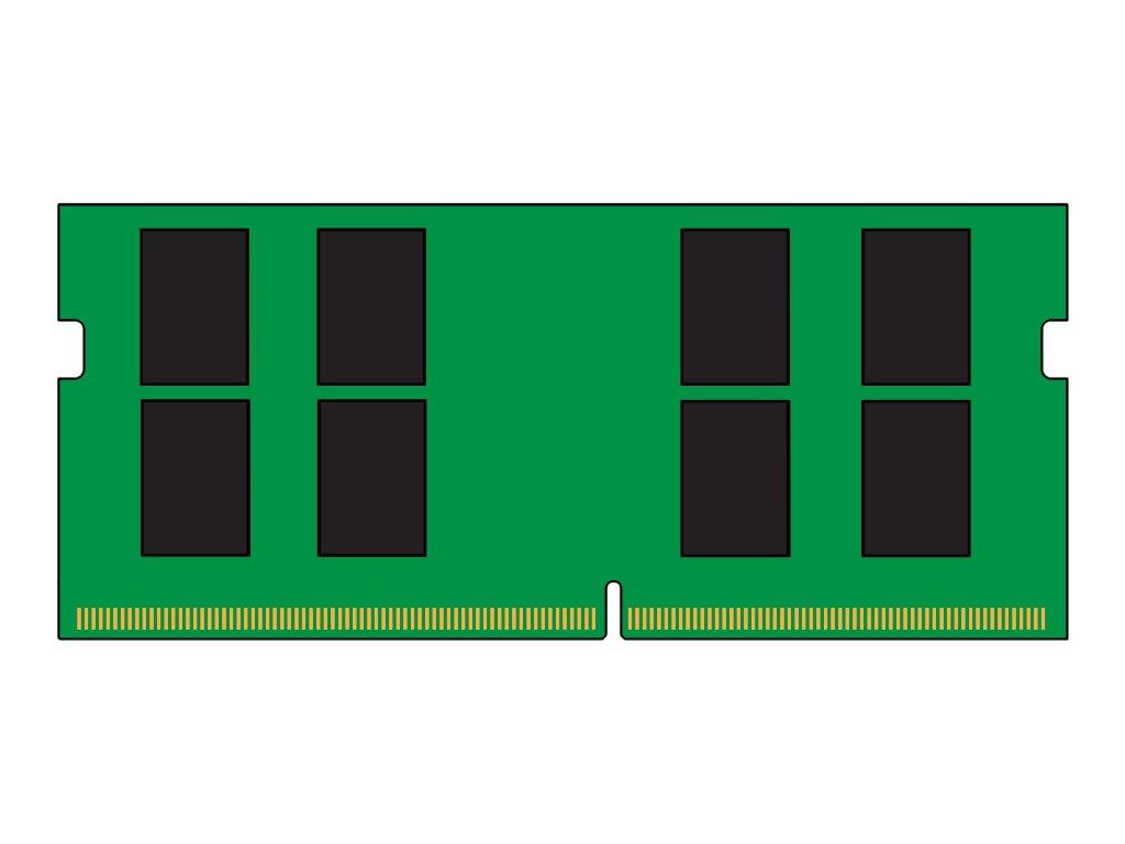 Kingston ValueRAM - DDR4 - módulo - 16GB - SO-DIMM de 260 contactos - 3200 MHz / PC4-25600 - sin búfer