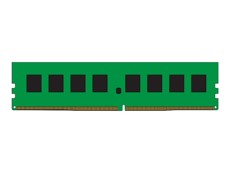 Kingston ValueRAM - DDR4 - módulo - 8GB - DIMM de 288 contactos - 3200 MHz / PC4-25600 - sin búfer