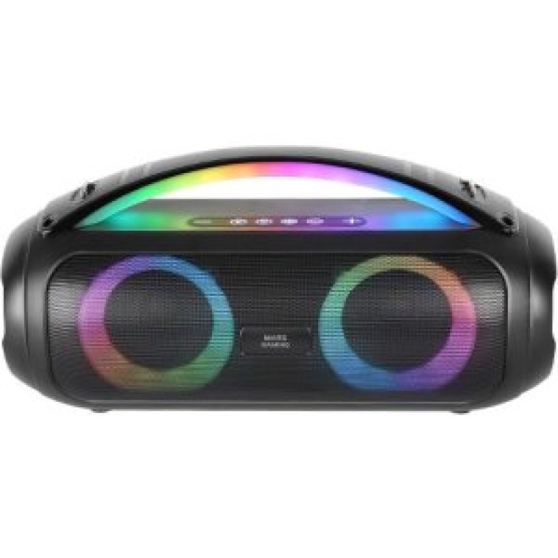 (Km0) ALTAVOZ BLUETOOTH PORTABLE MARS GAMING MSPULSEW NEGRO 50W ULTRABASS RGB BAT. 8h BT USB AUX FM