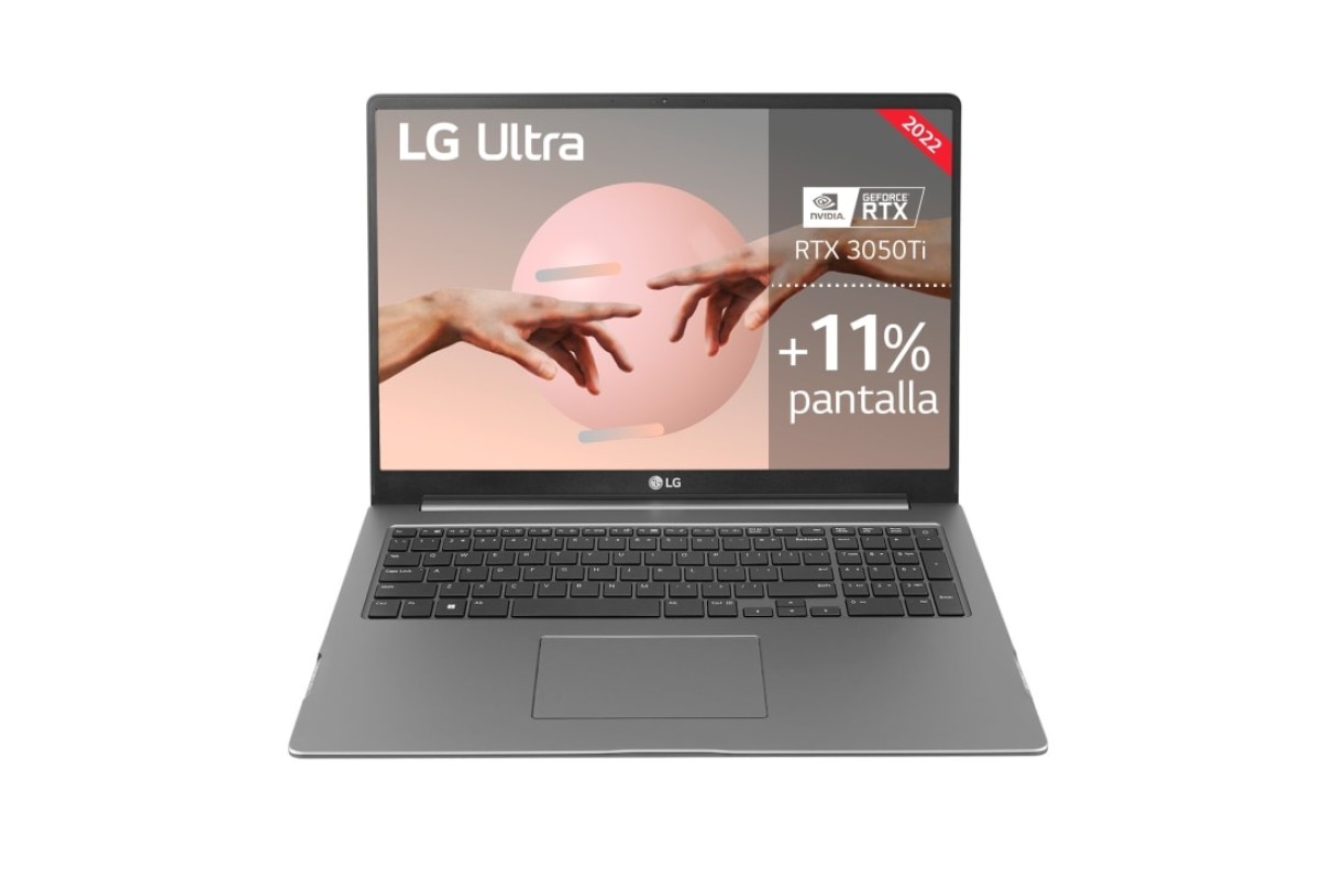 LG 17U70Q-P.AA78B ordenador portatil Intel® Core™ i7 i7-1260P Portátil 43,2 cm (17") WQXGA 16GB LPDDR5x-SDRAM 1TB SSD NVIDIA GeForce RTX 3050 Ti