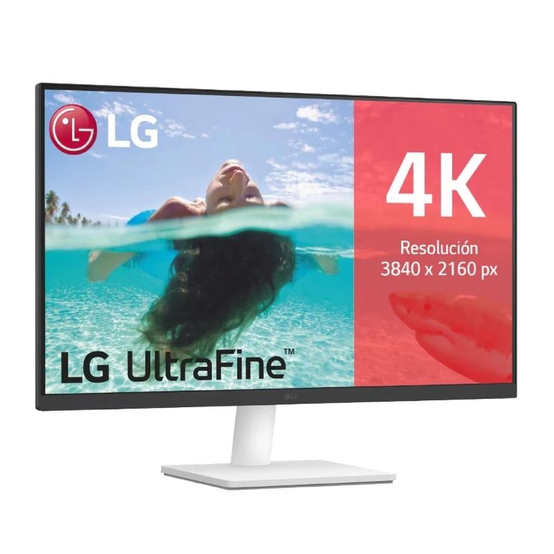 LG 27US500-W pantalla para PC 68,6 cm (27") 3840 x 2160 Pixeles 4K Ultra HD LCD Blanco
