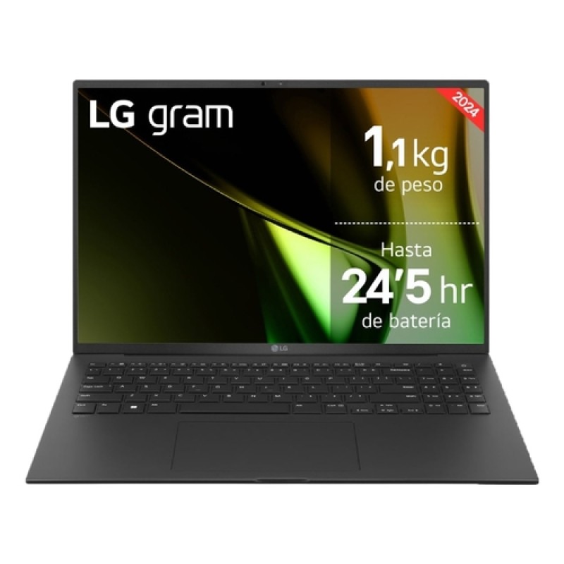 LG Gram 16Z90S-G.AD89B ordenador portatil Intel Core Ultra 7 155H Portátil 40,6 cm (16") WQXGA 32GB LPDDR5-SDRAM 1TB SSD Wi-Fi 6E (802.11ax) Window