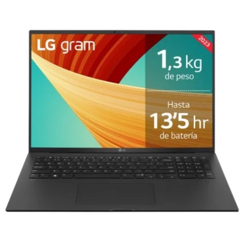 LG Gram 17Z90R Intel® Core™ i7 i7-1360P Portátil 43,2 cm (17") 2K 16GB LPDDR5-SDRAM 512GB SSD Wi-Fi 6 (802.11ax) Windows 11 Home Español Negro