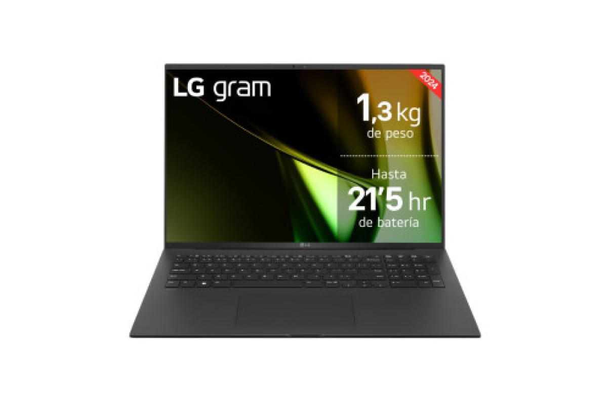LG Gram 17Z90S-G.AD7BB ordenador portatil Intel Core Ultra 7 155H Portátil 43,2 cm (17") WQXGA 32GB LPDDR5-SDRAM 2TB SSD Wi-Fi 6E (802.11ax) Window