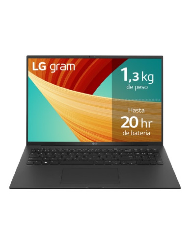 LG Gram 17Z90S Intel Core Ultra 7 155H Portátil 43,2 cm (17") WQXGA 16GB LPDDR5-SDRAM 512GB SSD Wi-Fi 6E (802.11ax) Windows 11 Home Español Negro