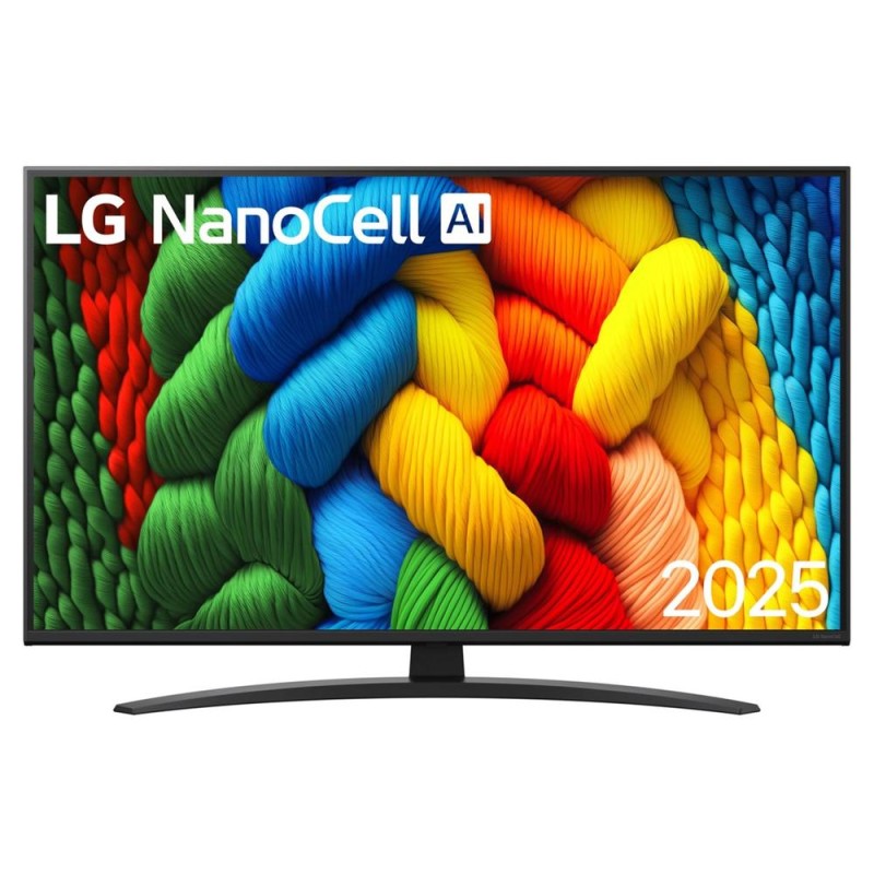 LG NanoCell AI 43NANO81A6A, 109,2 cm (43"), 3840 x 2160 Pixeles, NanoCell, Smart TV, Wifi, Negro