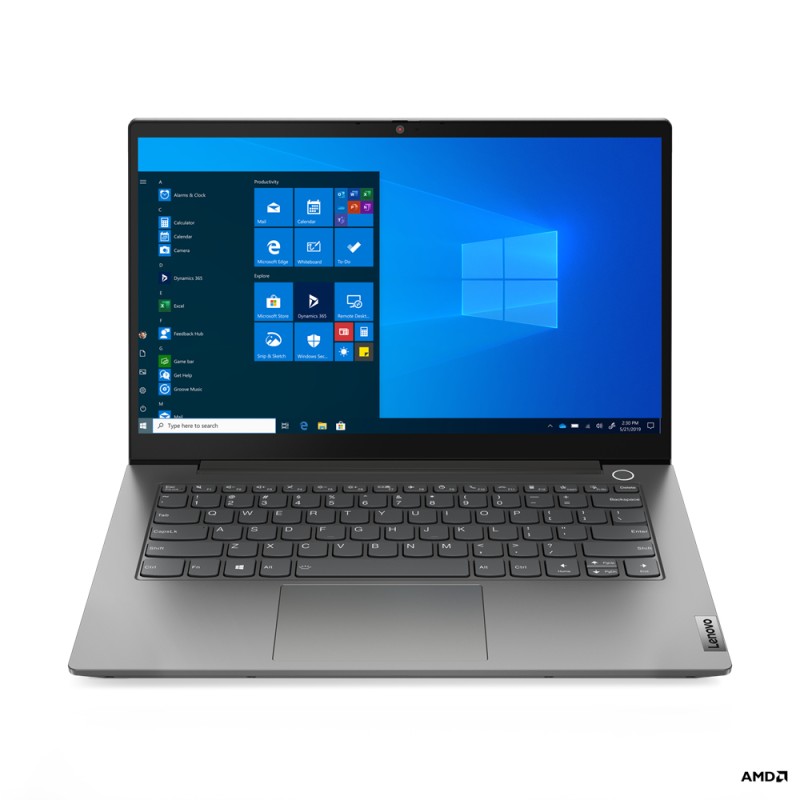 Lenovo ThinkBook 14 Portátil 35,6 cm (14") Full HD AMD Ryzen 5 8GB DDR4-SDRAM 256GB SSD Wi-Fi 6 (802.11ax) Windows 10 Pro Gris