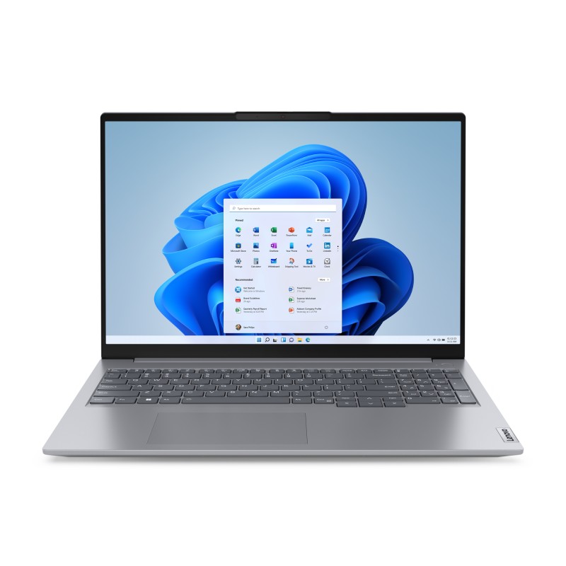 Lenovo ThinkBook 16 G6 IRL Intel® Core™ i7 i7-13700H Portátil 40,6 cm (16") WUXGA 16GB DDR5-SDRAM 512GB SSD Wi-Fi 6 (802.11ax) Windows 11 Pro Es