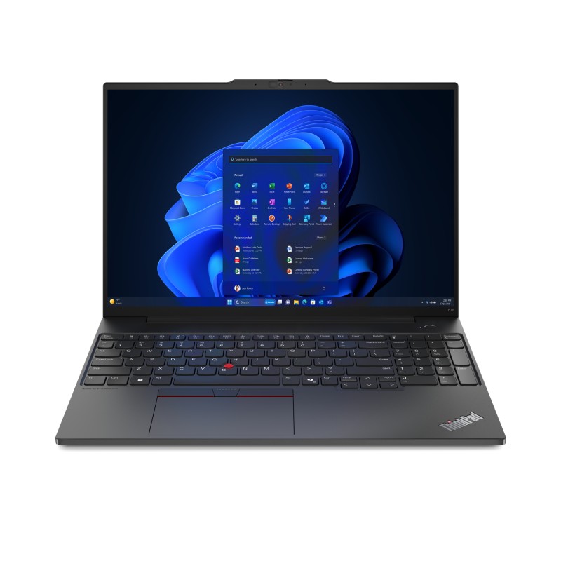 Lenovo ThinkPad E16 Gen 2 (Intel) Intel Core Ultra 5 125U Portátil 40,6 cm (16") WUXGA 16GB DDR5-SDRAM 512GB SSD Wi-Fi 6E (802.11ax) Windows 11 Pro