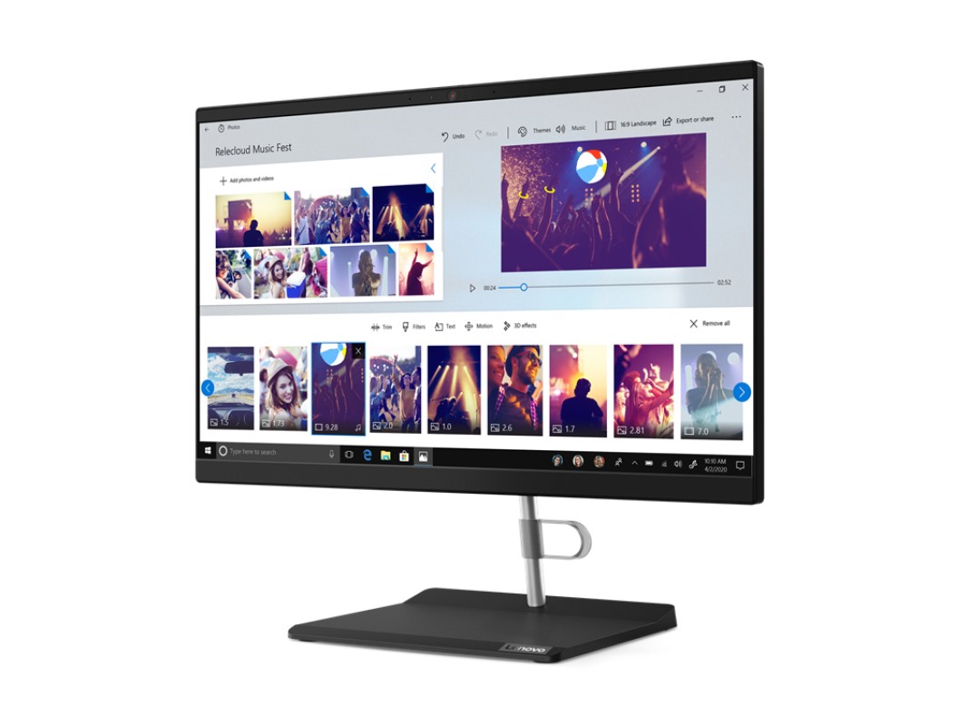 Lenovo V30a Intel® Core™ i3 54,6 cm (21.5") 1920 x 1080 Pixeles 8GB DDR4-SDRAM 256GB SSD PC todo en uno Windows 10 Home Wi-Fi 5 (802.11ac) Negro